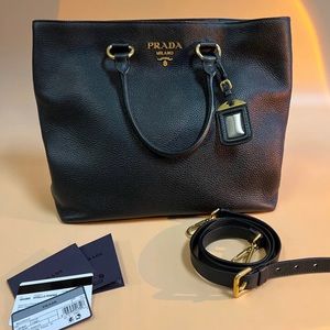 Prada Phenix Vitello Shopping Tote